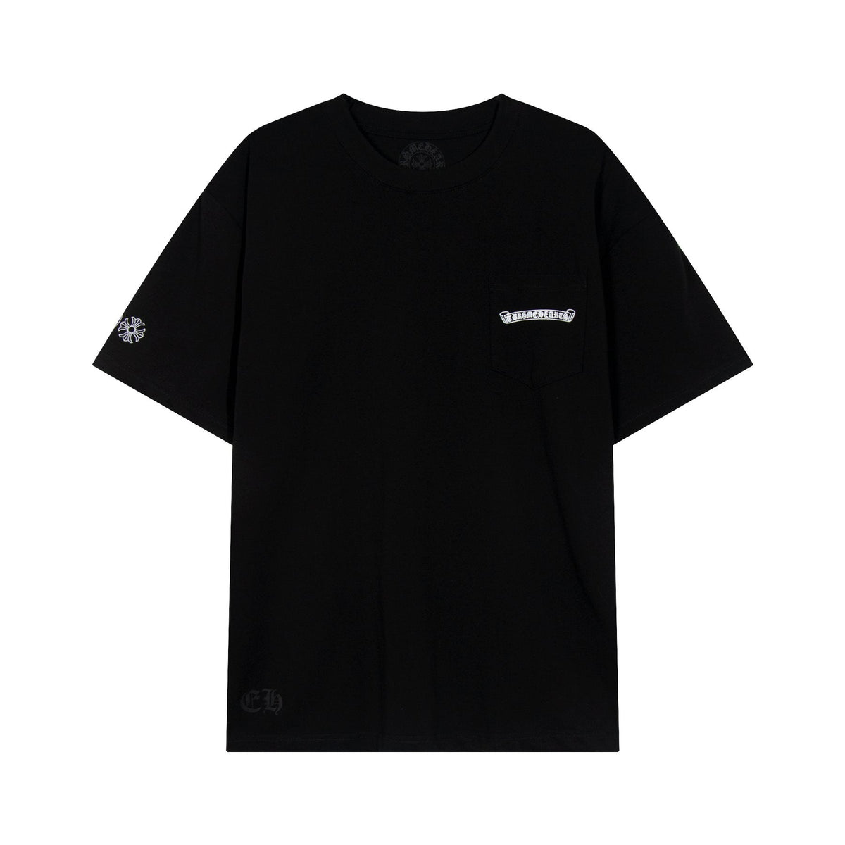Chrome Hearts Rainbow Horseshoe Cross Graphic T-Shirt